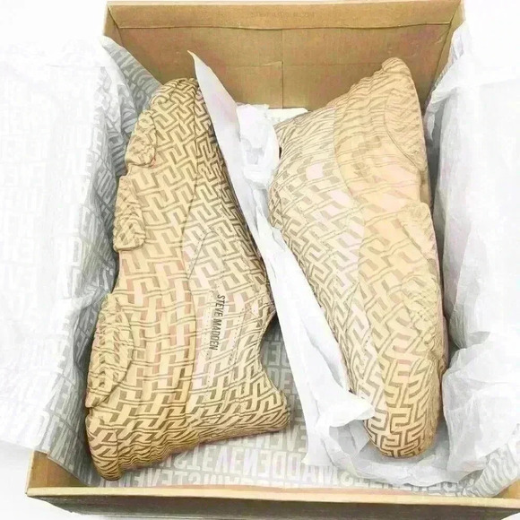 BRAND NEW IN BOX Steve Madden Possession Sneaker Brown Multi - Picture 6 of 11